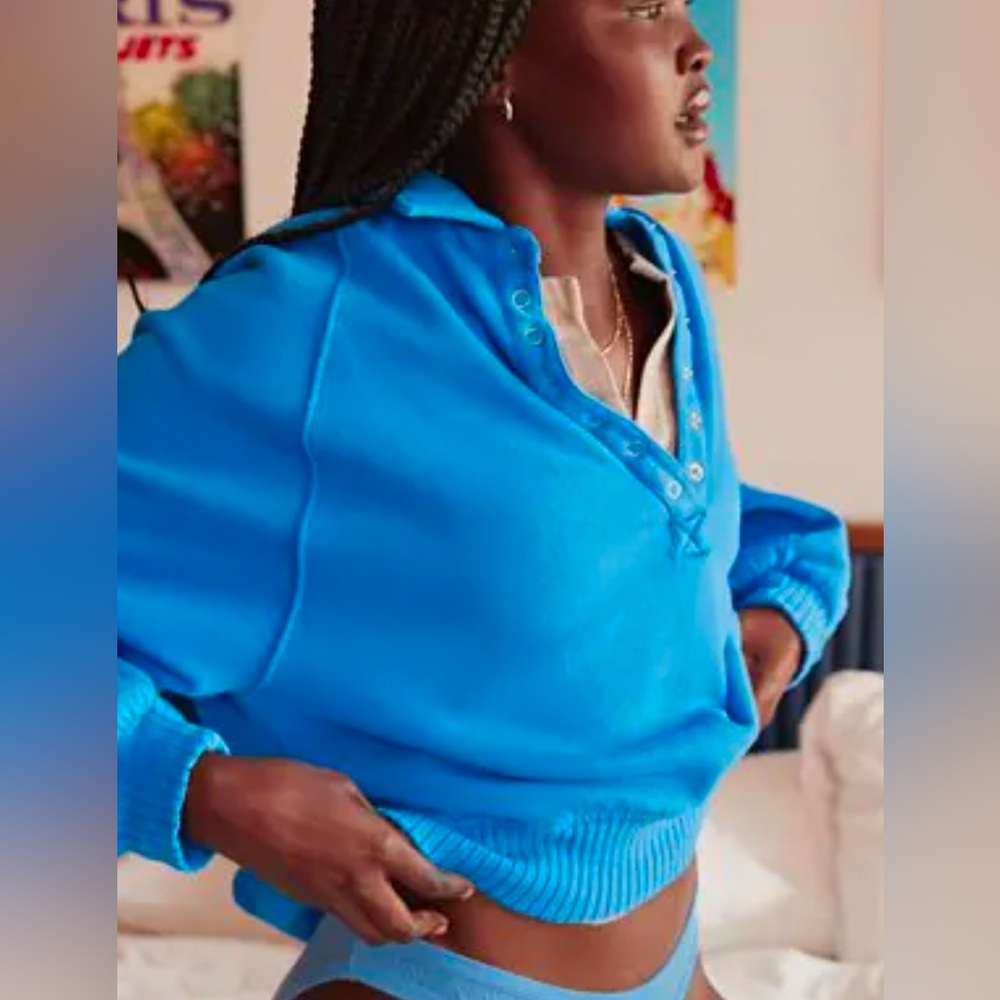 Blue Aerie Quartersnap - Size xs